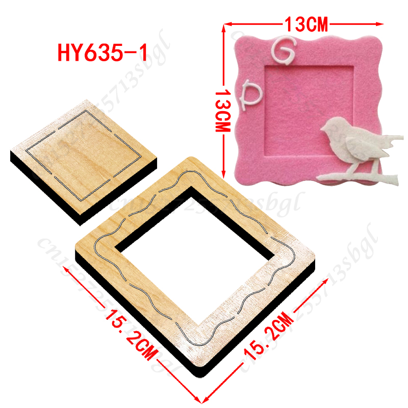Engraved Wood Frame - Photo Frame New Wooden Cutting Dies