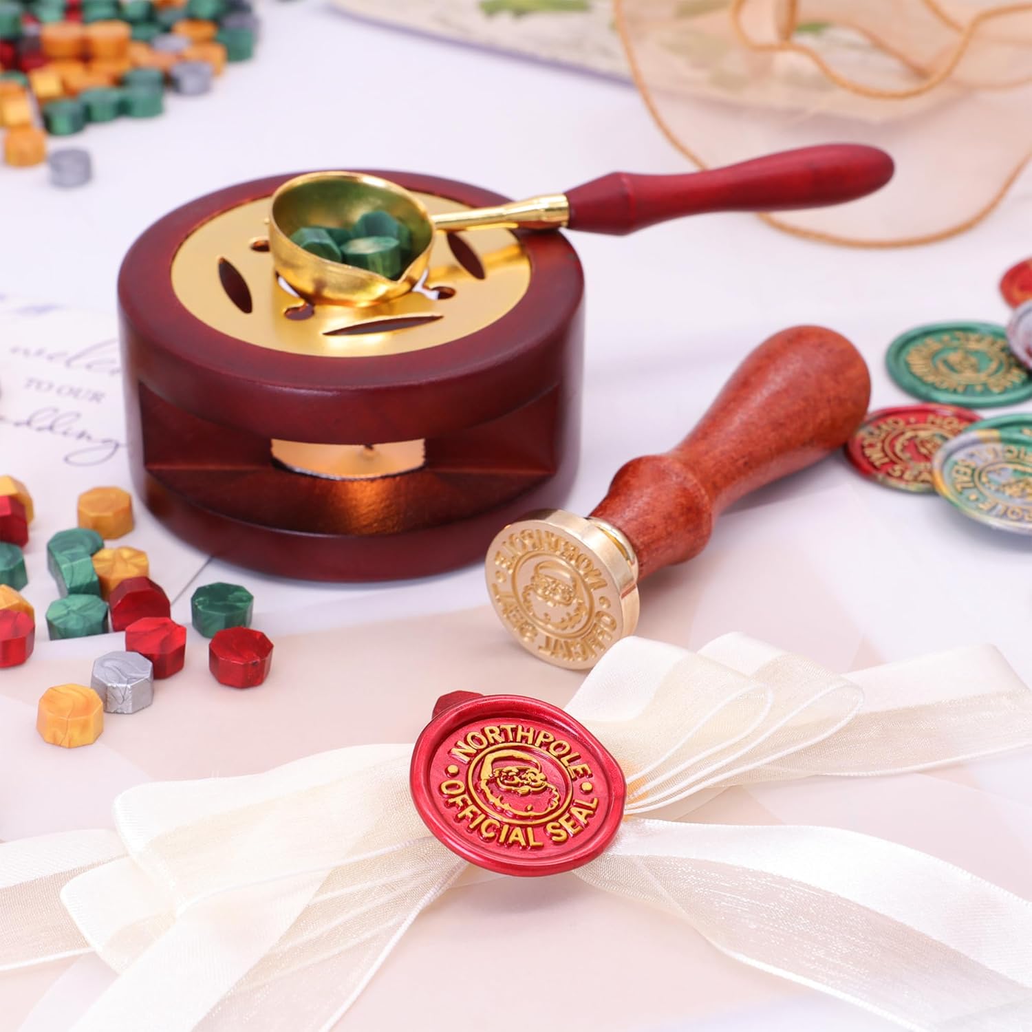 Christmas Seal Wax Kit - 800pc - Wax Seal Letter Kit ulasan dan harga