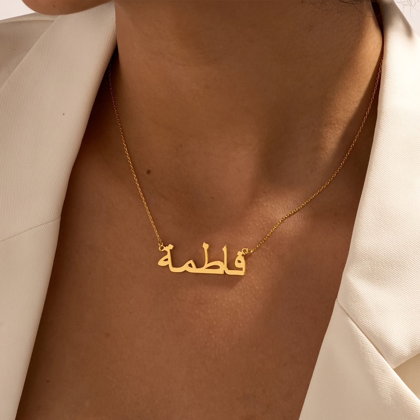 Personalized Custom Arabic Nam - Name Necklace Custom ulasan dan harga