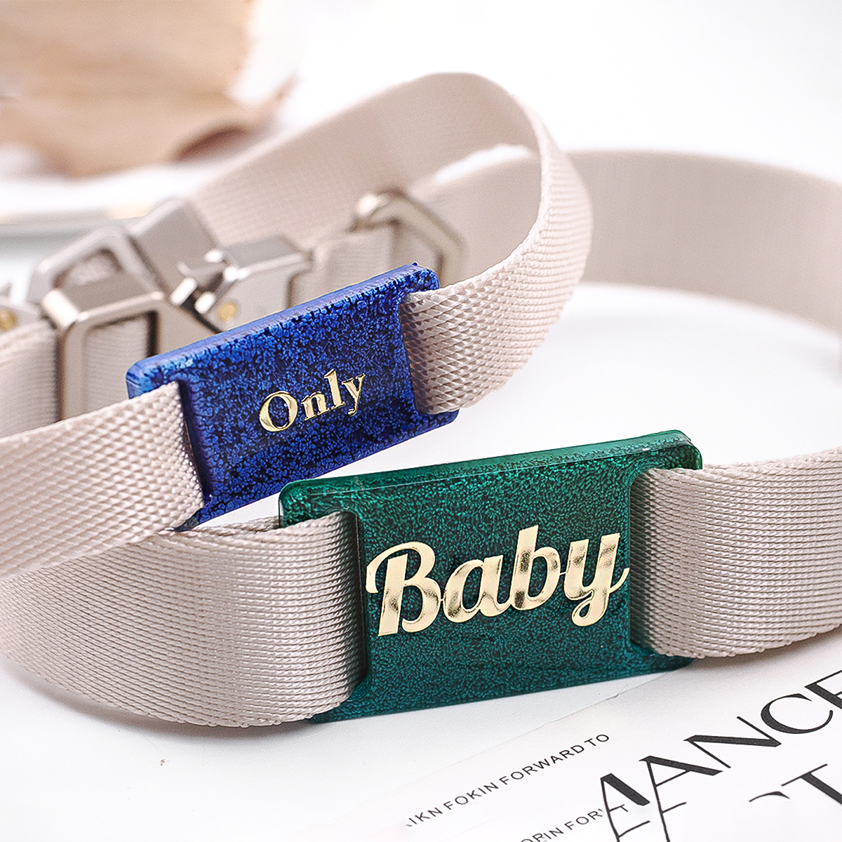 DIY Cat Dog ID Tag Silicone Mo - Name Necklace Custom ulasan dan harga