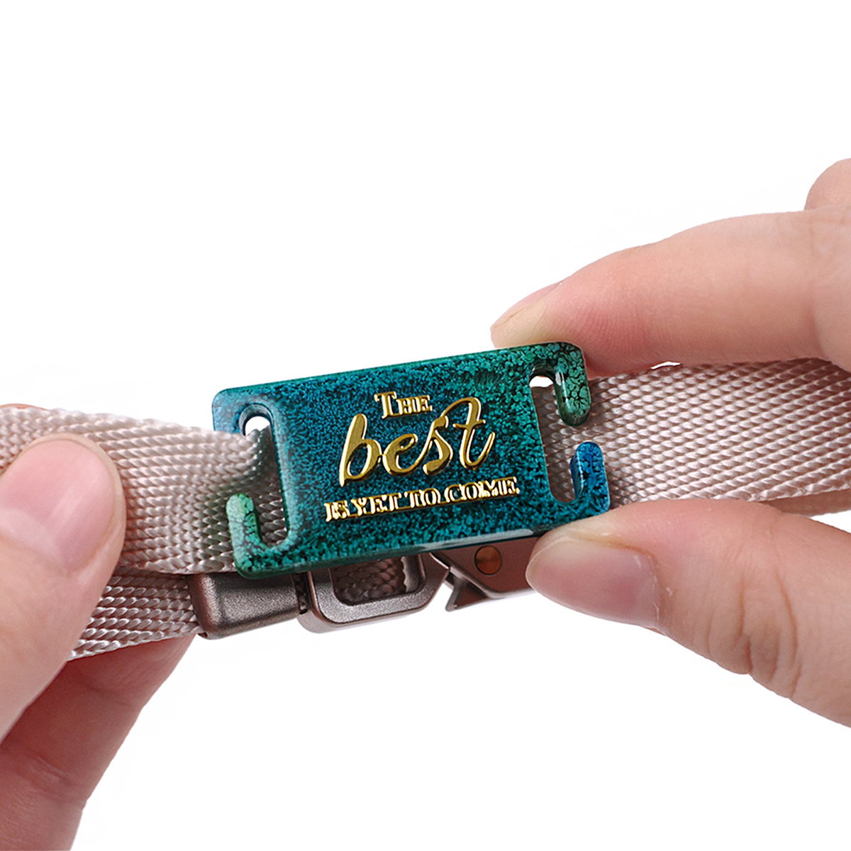 DIY Cat Dog ID Tag Silicone Mo - Name Necklace Custom ulasan dan harga