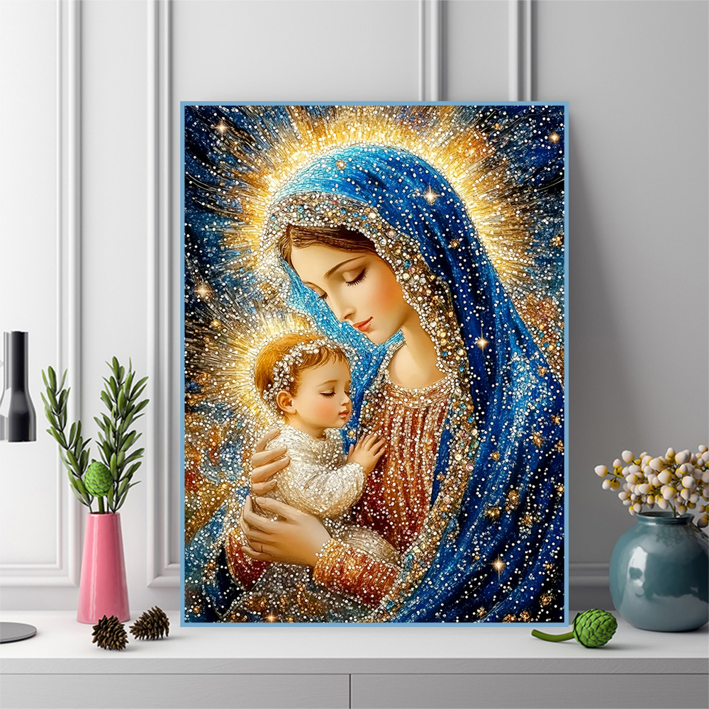 1PC frameless  Diamond Embroid - Photo Mosaic Print ulasan dan harga