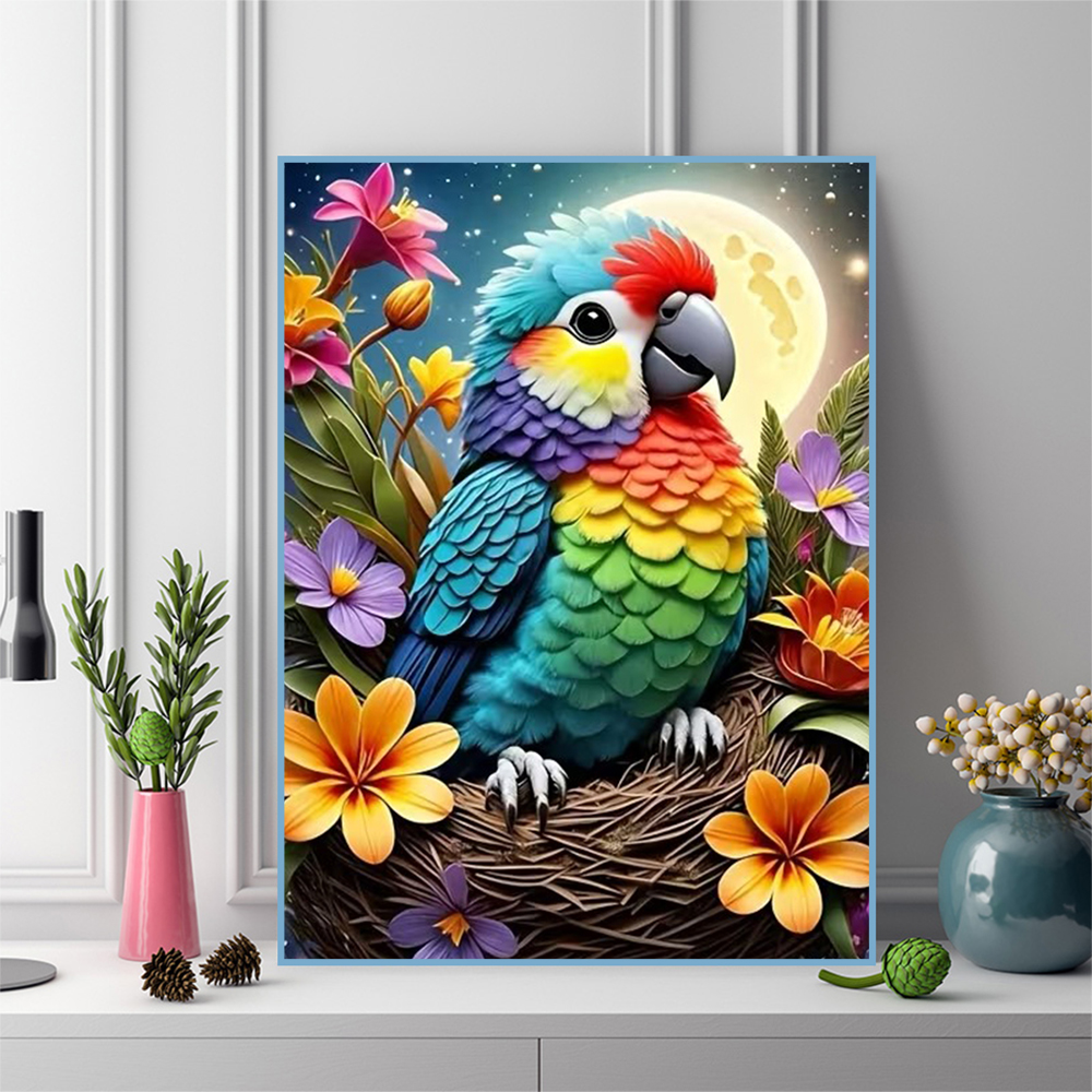 1PC frameless  DIY Diamond Pai - Photo Mosaic Print ulasan dan harga