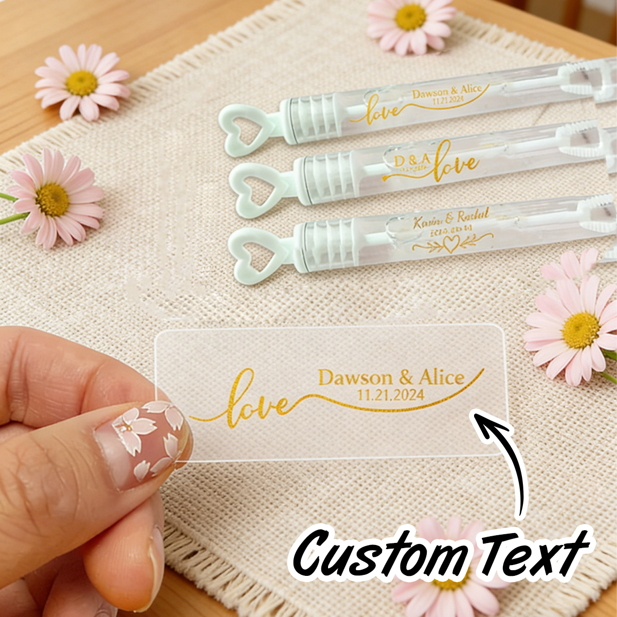Custom Gold Foil Stickers, Per - Personalised Candle Label ulasan dan harga