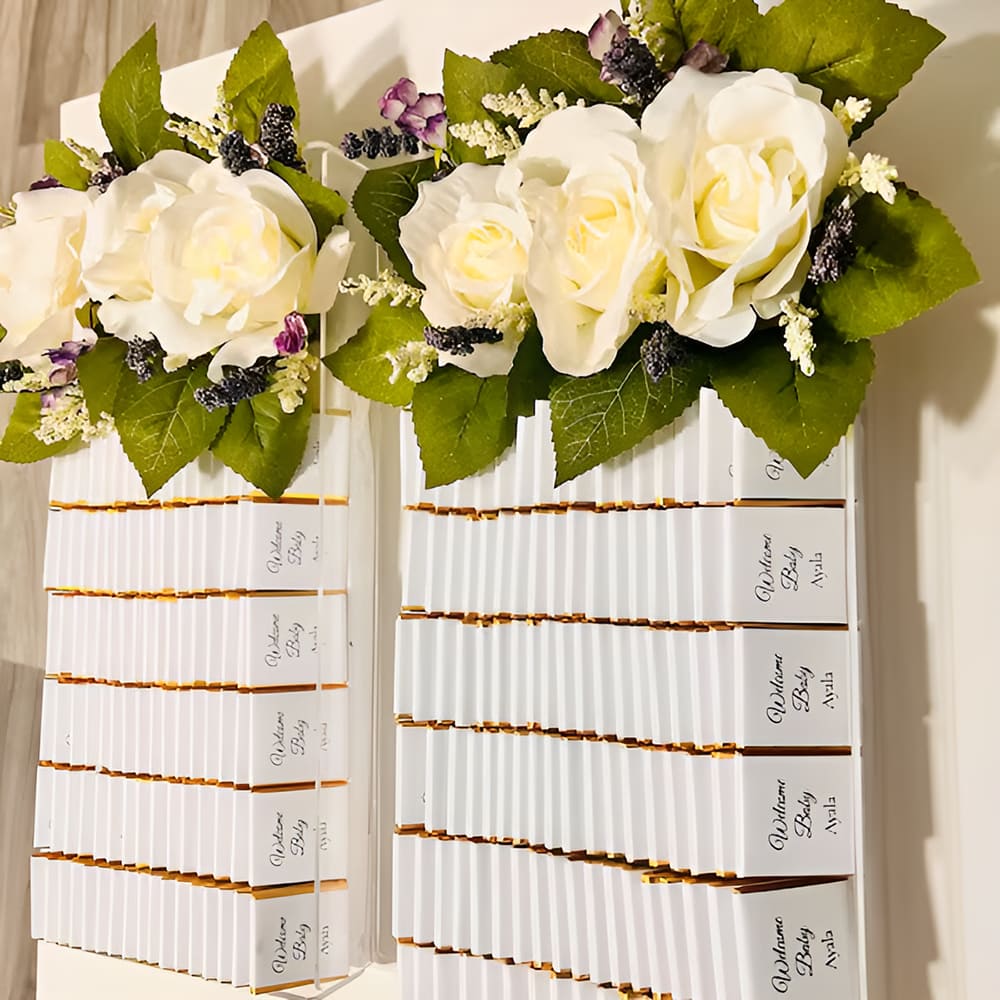 50pcs Wedding Chocolate Packin - Personalised Candle Label ulasan dan harga