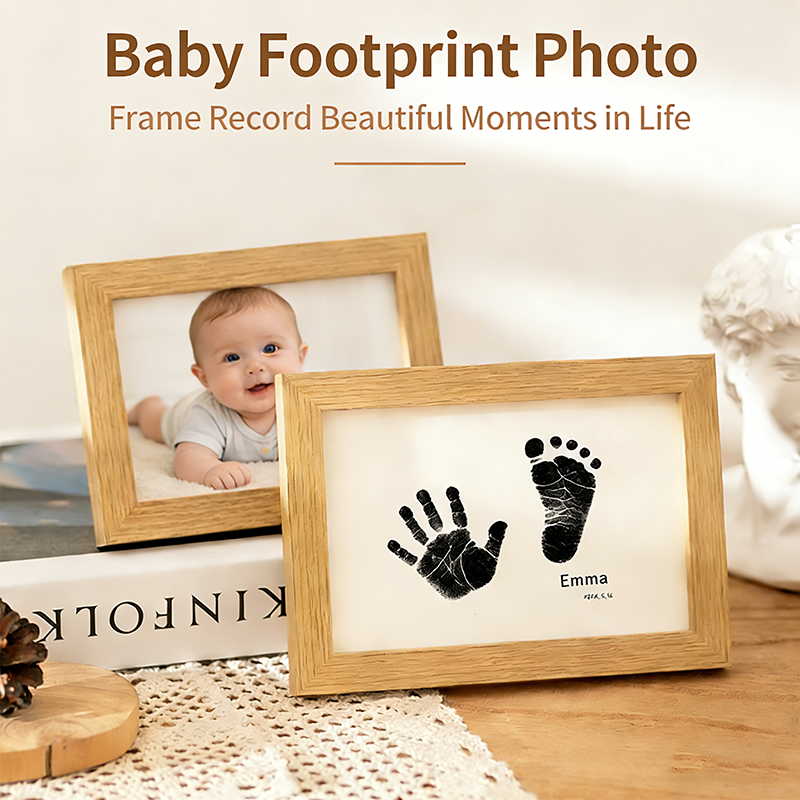 Diy Wooden Baby Pet Paw Print  - Engraved Wood Frame ulasan dan harga