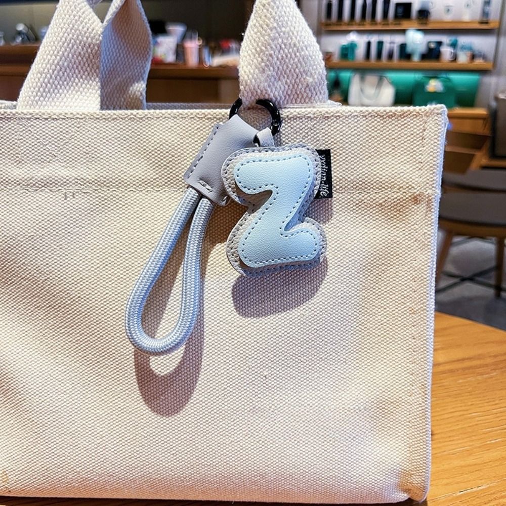Sweet 26 Letter Keychain PU Le - Monogram Keychain Leather ulasan dan harga