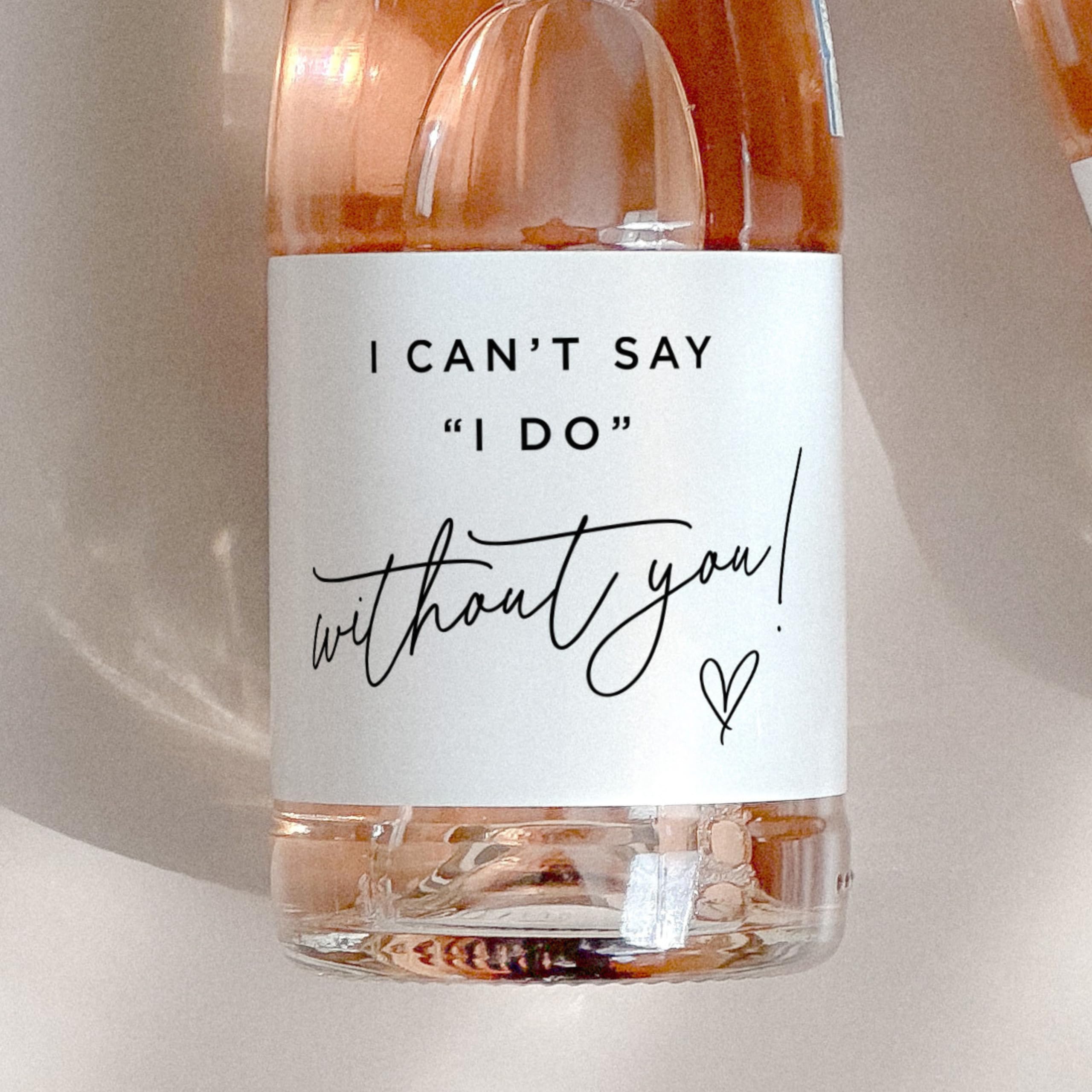 Bridesmaid Proposal Mini Champ - Personalised Candle Label ulasan dan harga
