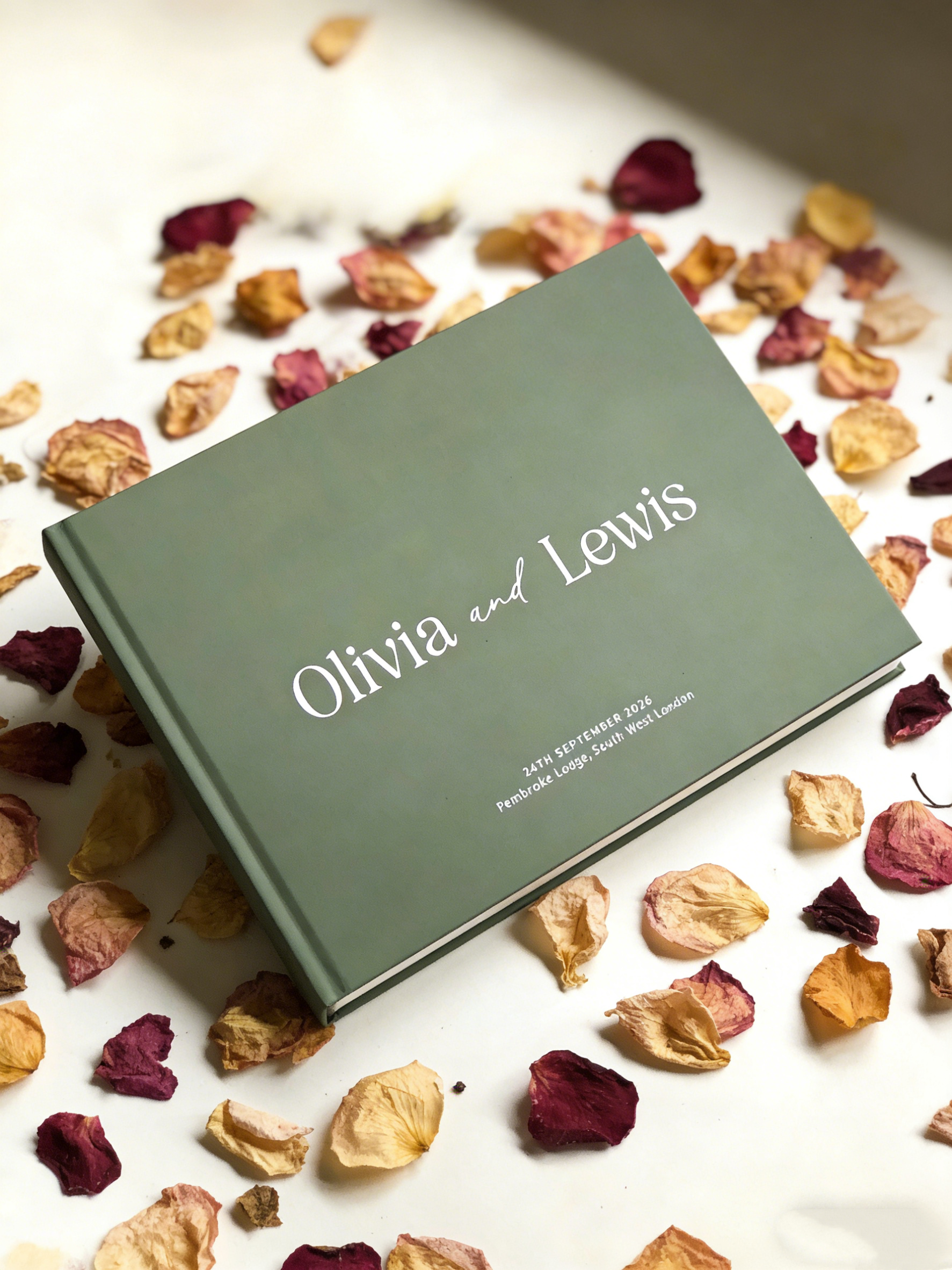 Custom Wedding Guest Book Pers - Custom Photo Book ulasan dan harga