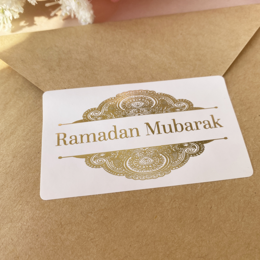 30 Ramadan Mubarak Crescent St - Personalised Candle Label ulasan dan harga