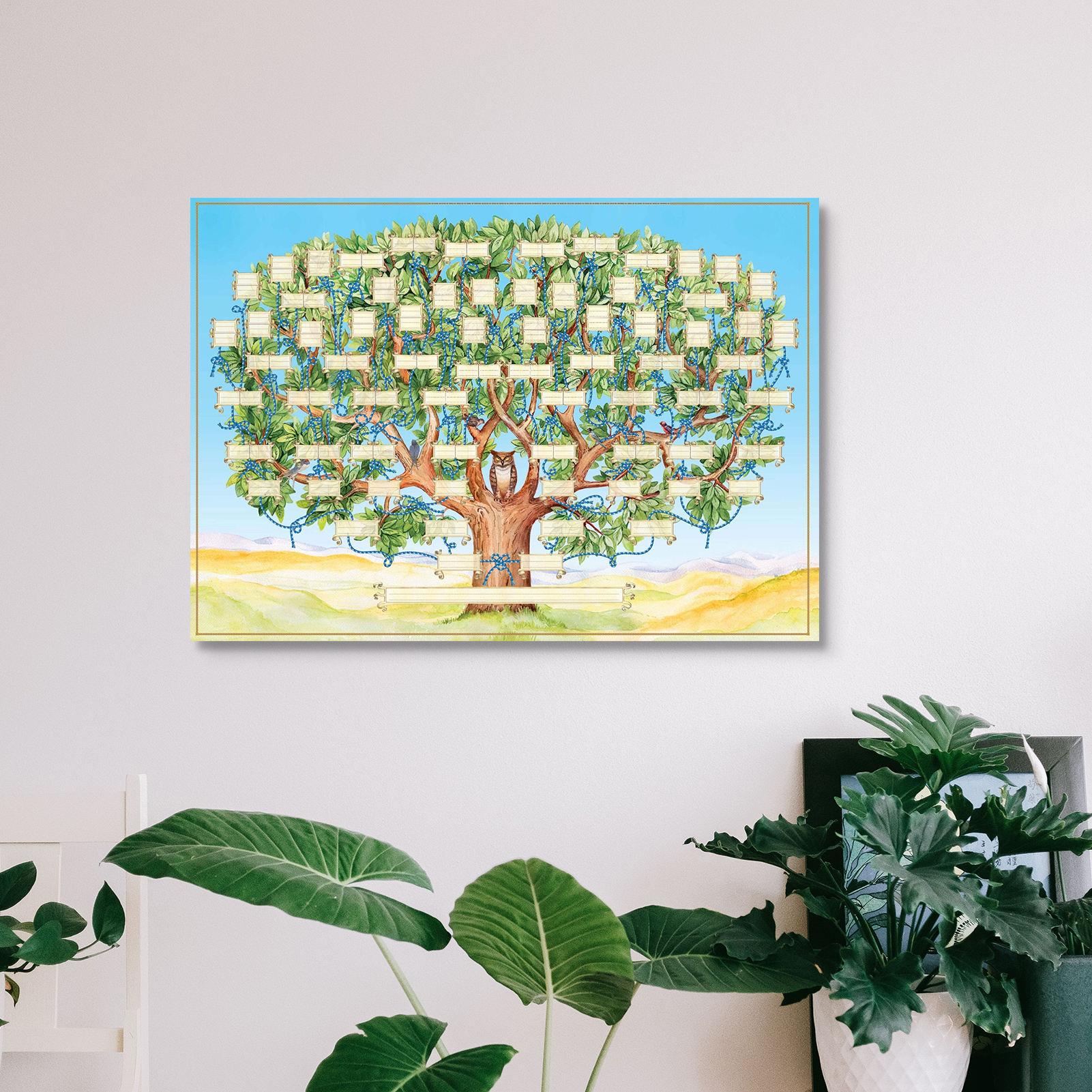 Fillable Family tree diagram C - Family Tree Print ulasan dan harga