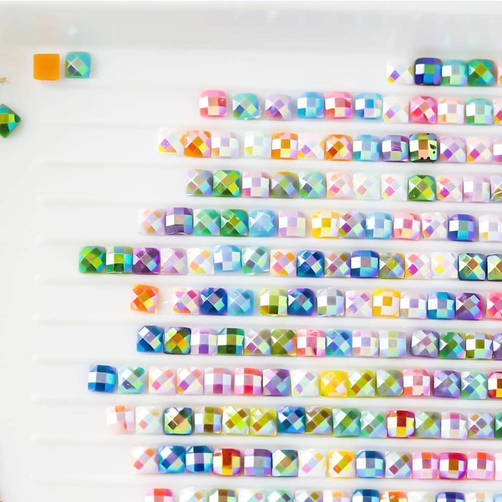 AB Square Stone Drills DIY Dia - Photo Mosaic Print ulasan dan harga