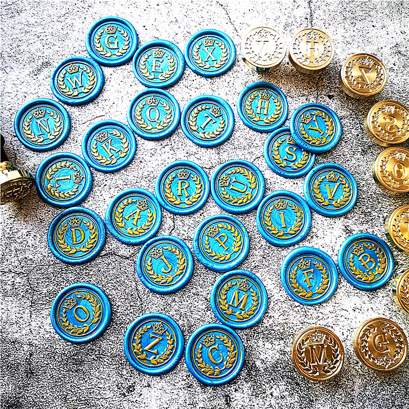 26 Letter A - Z crown Wax Seal - Wax Seal Letter Kit ulasan dan harga