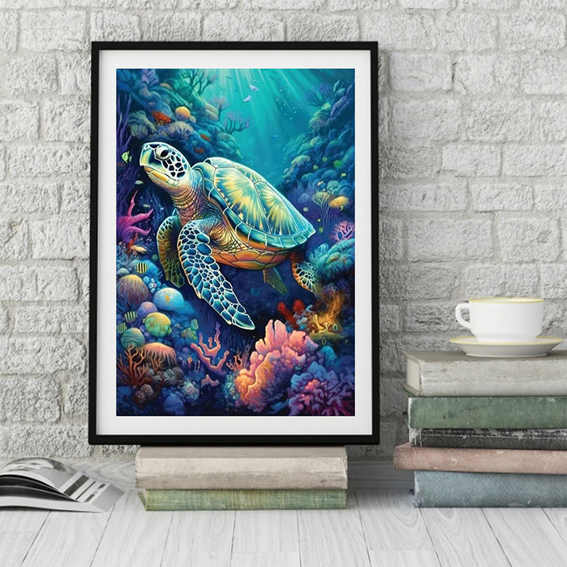 1PC frameless  Full Square Rou - Photo Mosaic Print ulasan dan harga