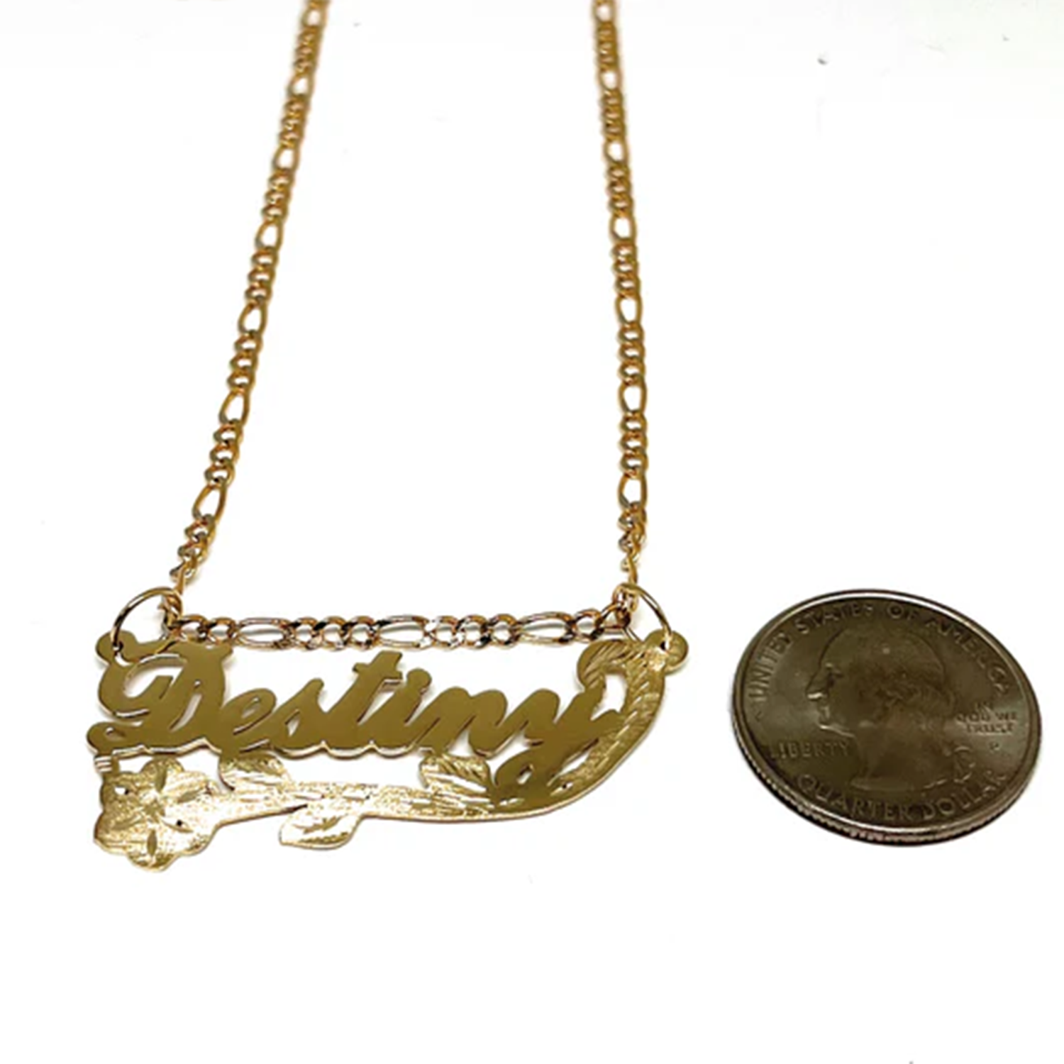 Custom Name Jewelry Retro Styl - Birth Flower Necklace ulasan dan harga