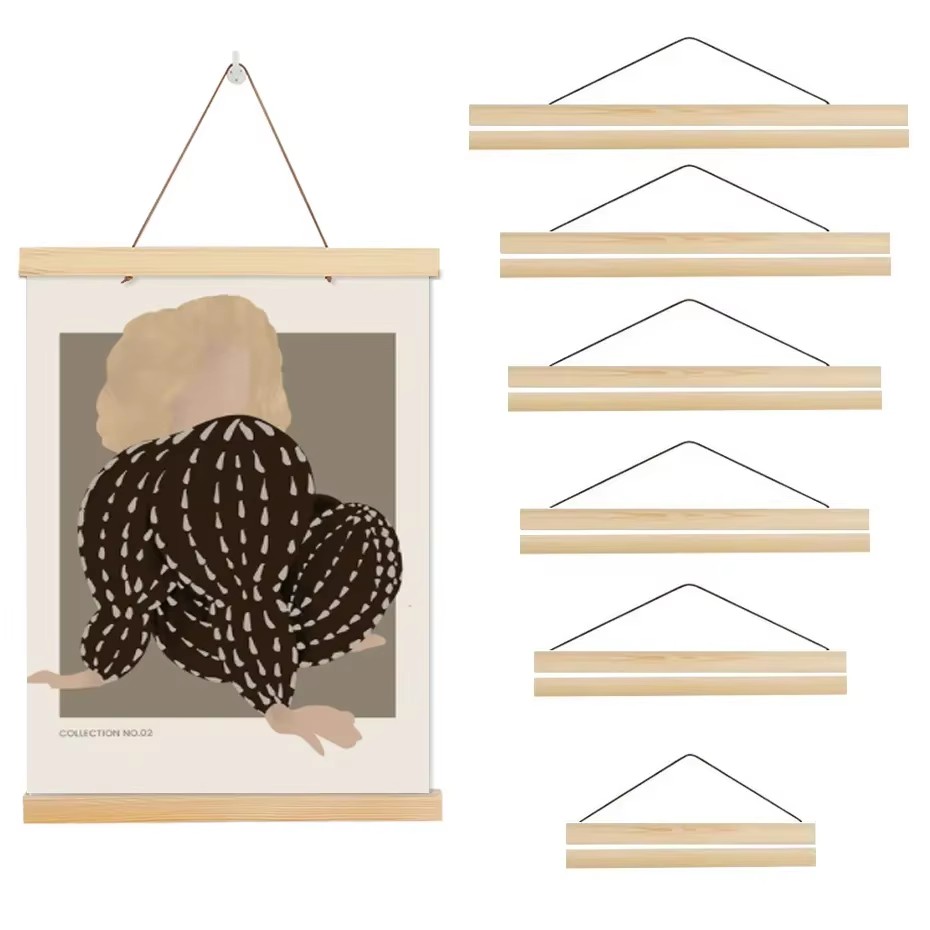 7colors 21-50cm Magnetic Woode - Engraved Wood Frame ulasan dan harga