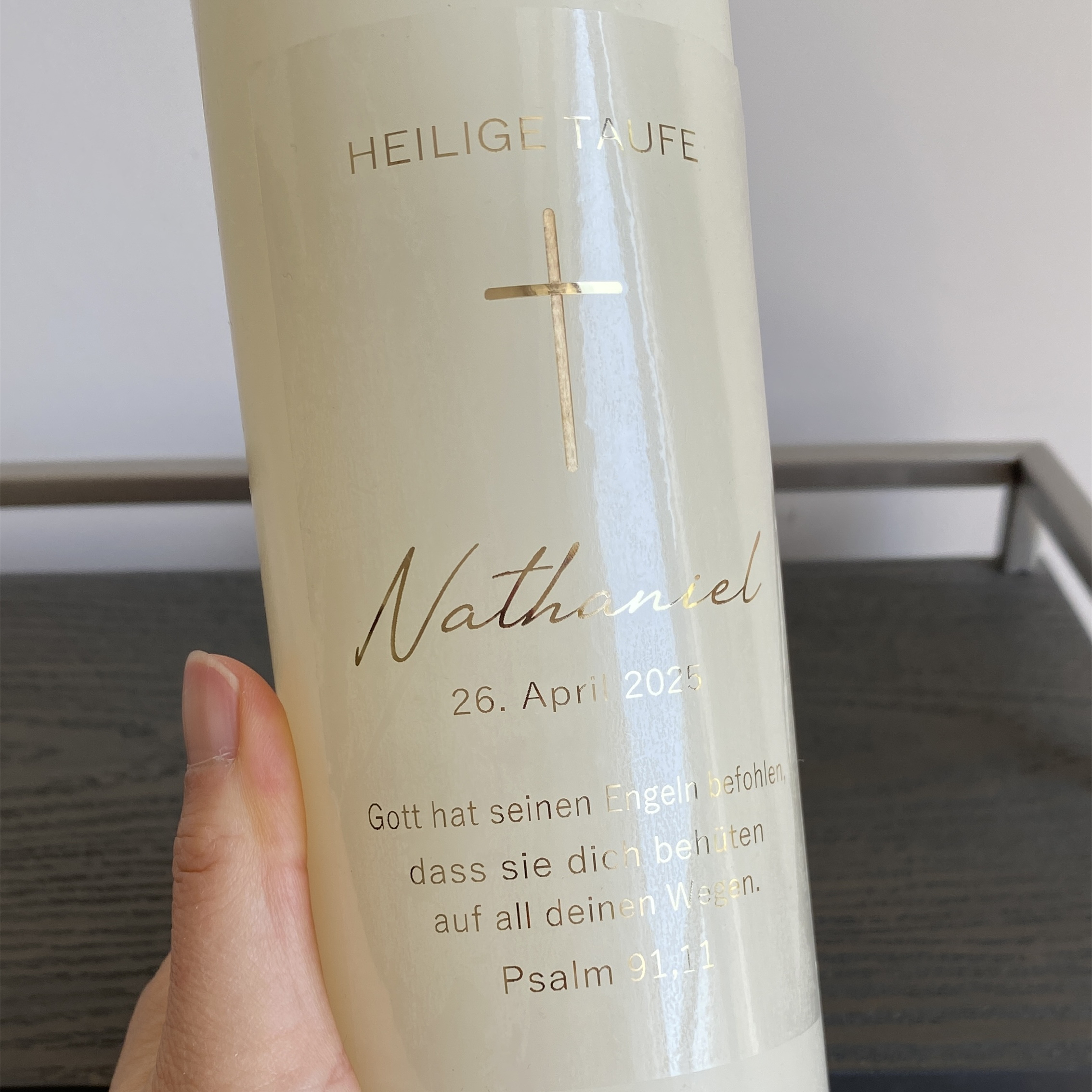 Personalized My Holy Baptism C - Personalised Candle Label ulasan dan harga