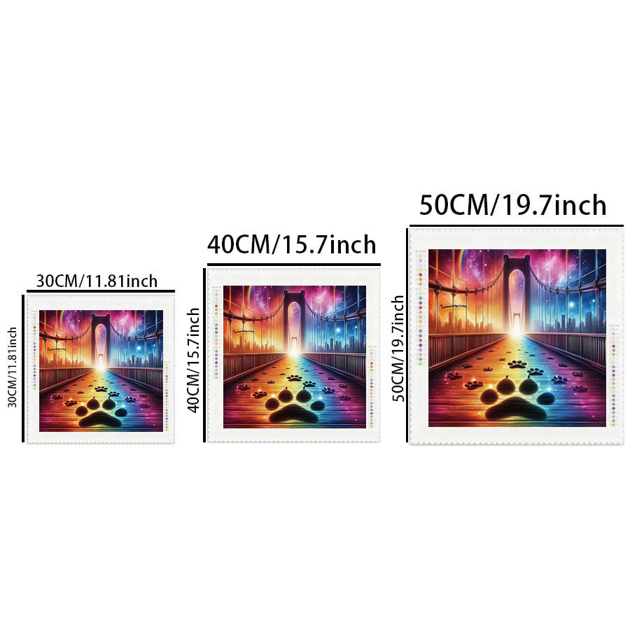 1 piece - 5D-DIY - Flocking cl - Photo Mosaic Print ulasan dan harga