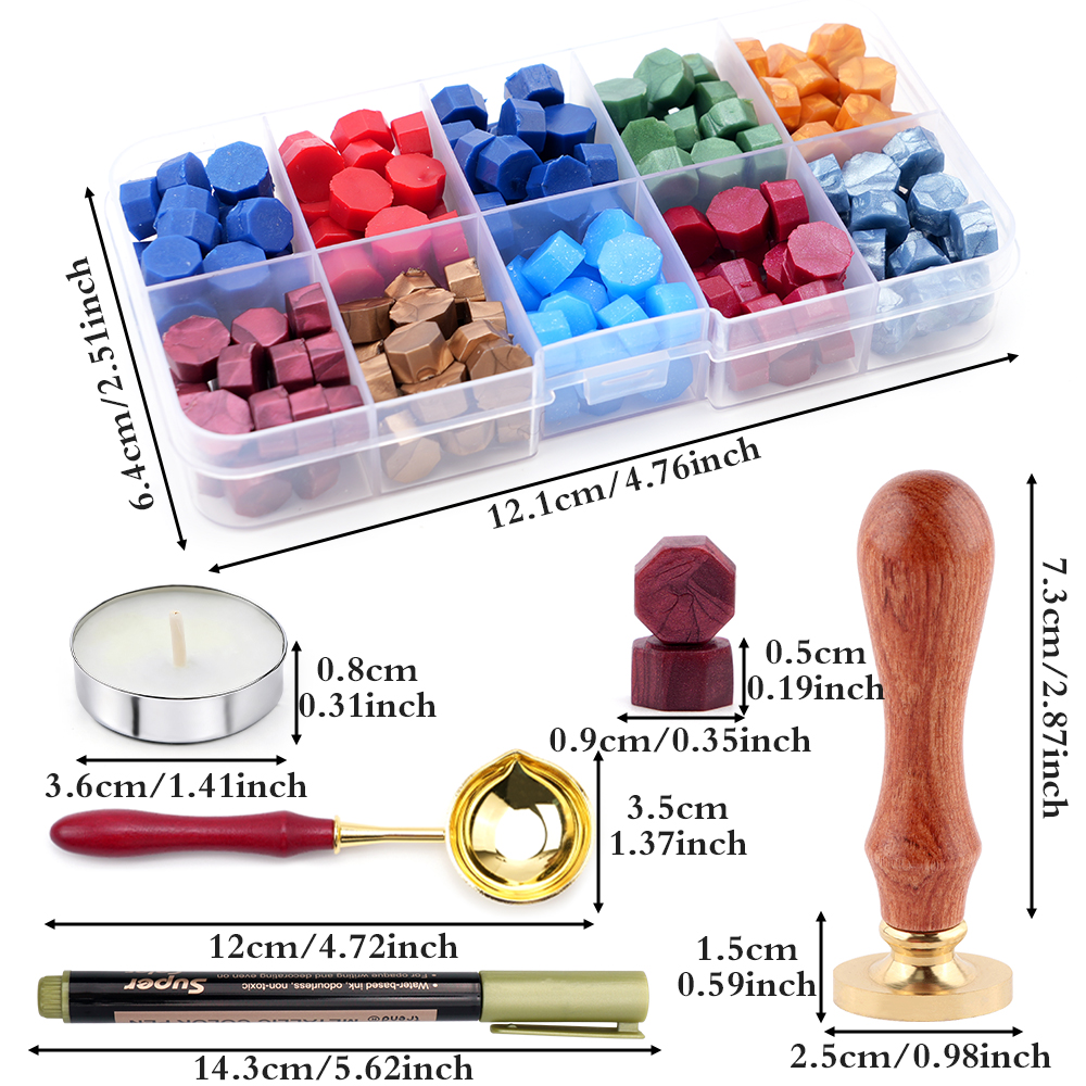 A-Z letter Wax Seal Stamp Kit  - Wax Seal Letter Kit ulasan dan harga