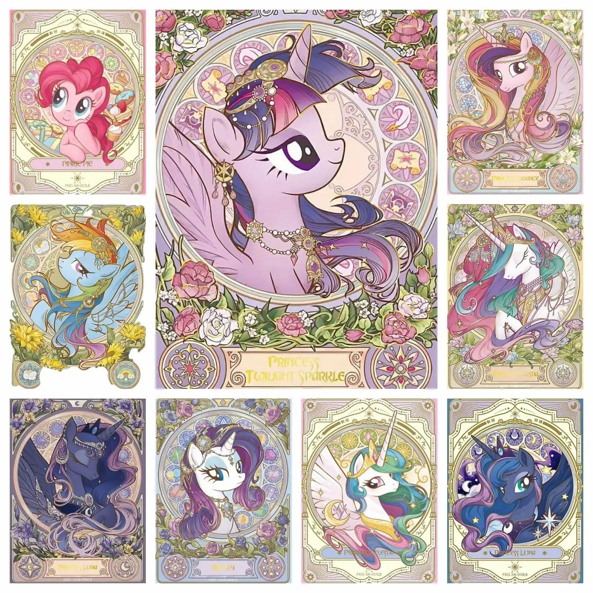 Mucha style My Little Pony 5D  - Photo Mosaic Print ulasan dan harga