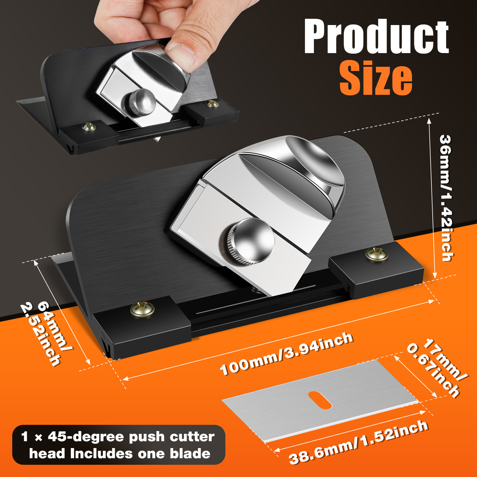 Retractable Mat Cutter 45° Bev - Engraved Wood Frame ulasan dan harga