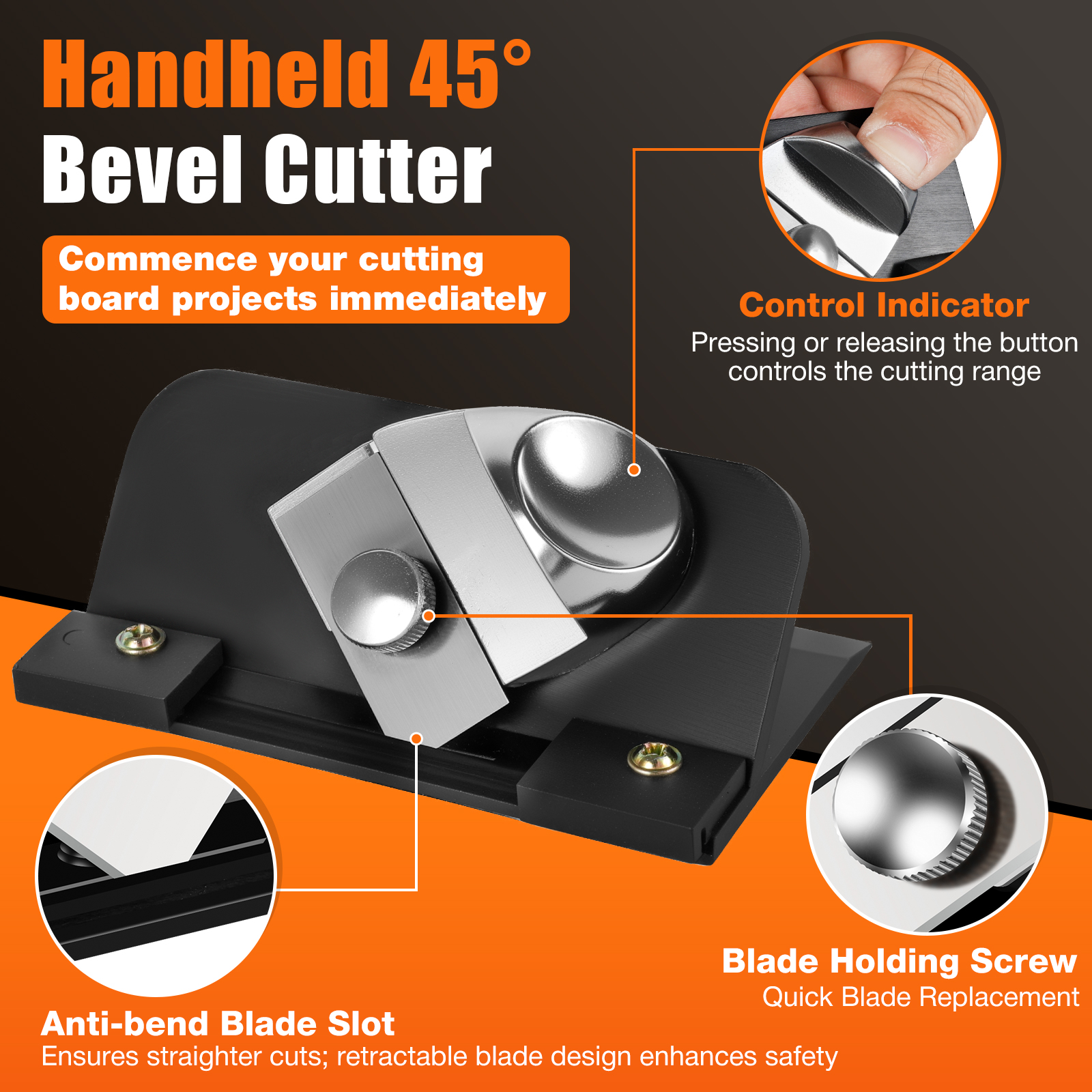 Retractable Mat Cutter 45° Bev - Engraved Wood Frame ulasan dan harga